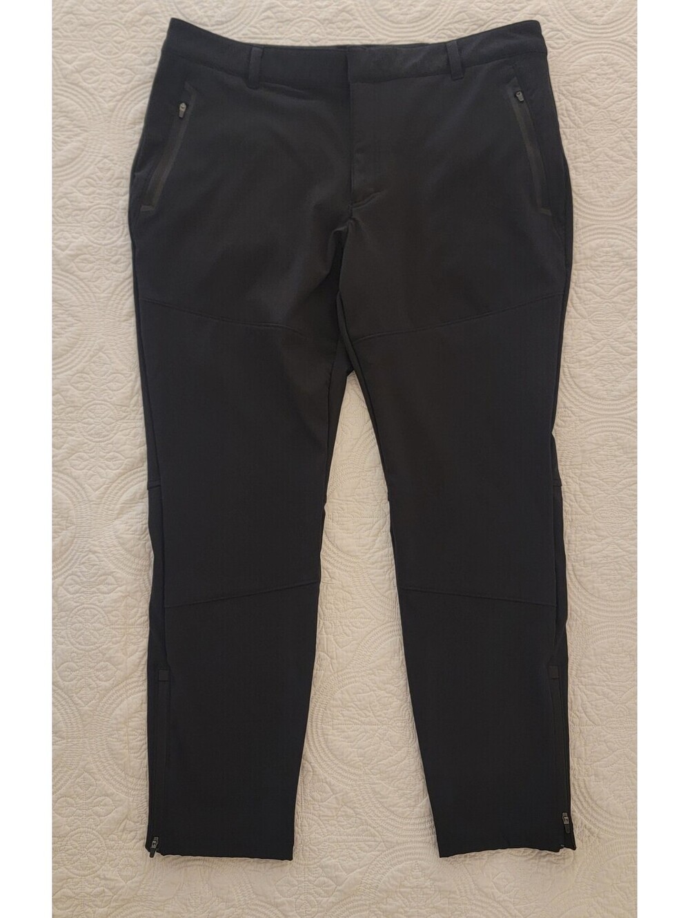 Columbia Mens Fleece Lined OmniShield Activewear Pants Sz 38 Inseam Hike Ski